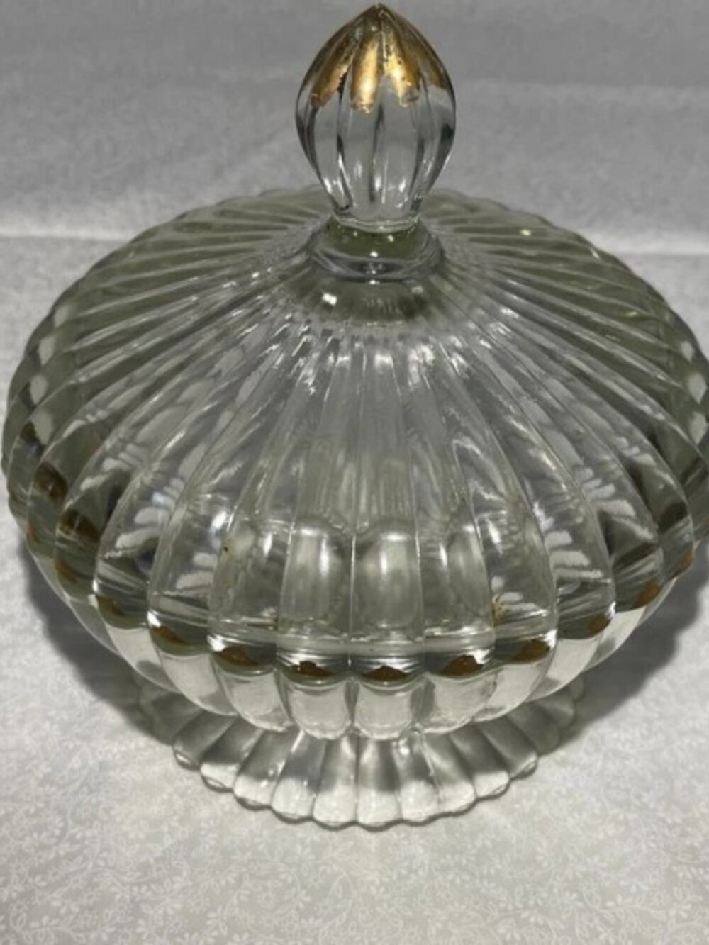 22 Karat Gold Trimmed Hospitality Candy Dish by Jeannette-in box (39)